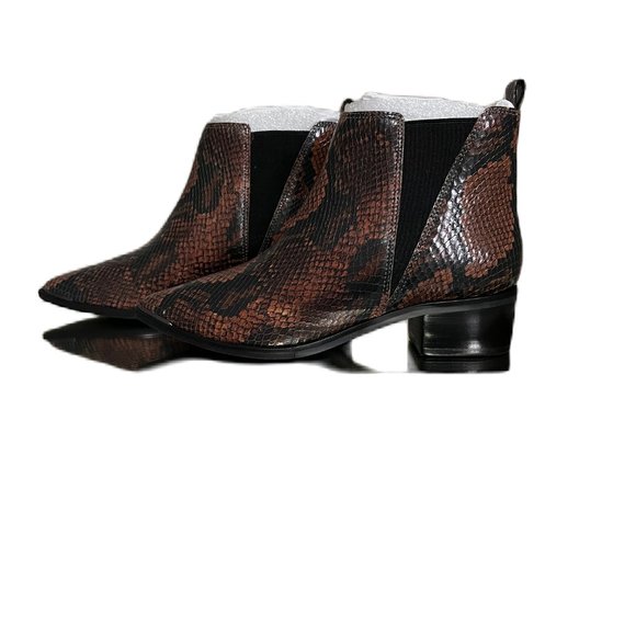 Marc Fischer LTD Chelsea Snakeskin Boot Size 5.5 - Picture 2 of 8